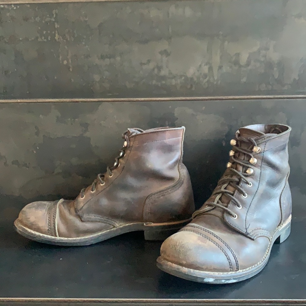 Redwing heritage women’s 7.5 worn many times but well maintained and oiled.